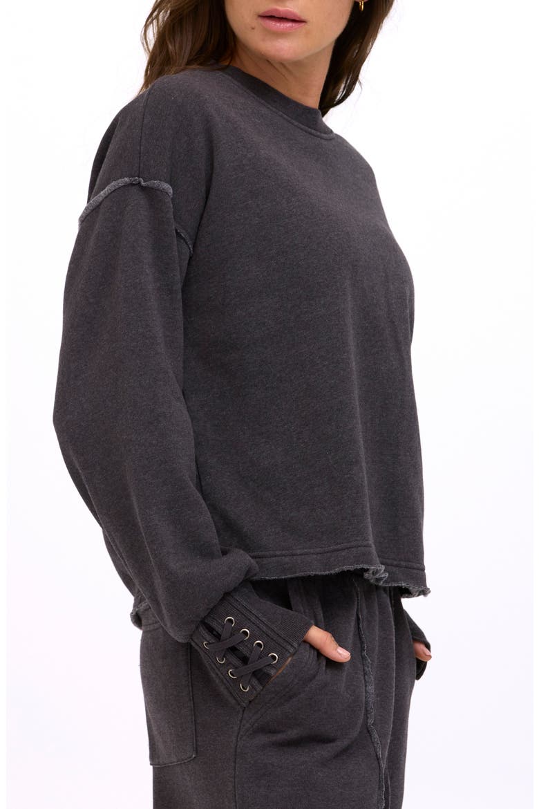 Roxanna Sweatshirt, Alternate, color, BLACK