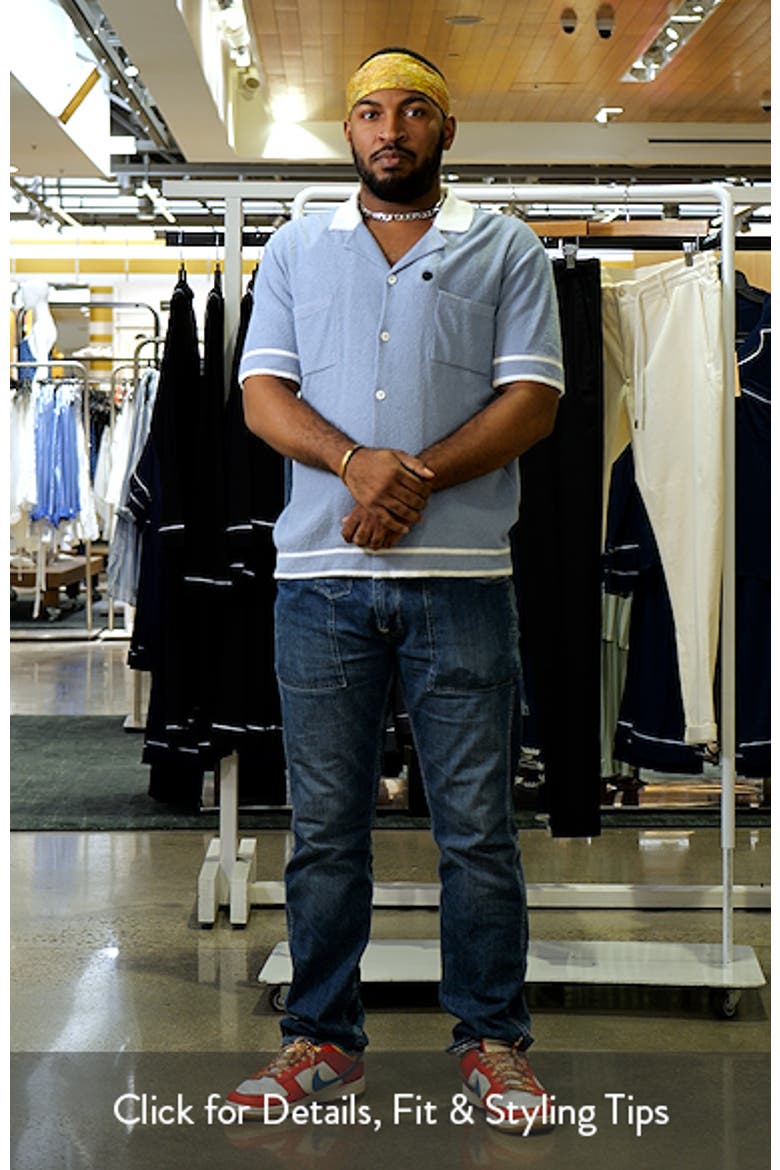 Armando Knit Cotton Blend Camp Shirt video