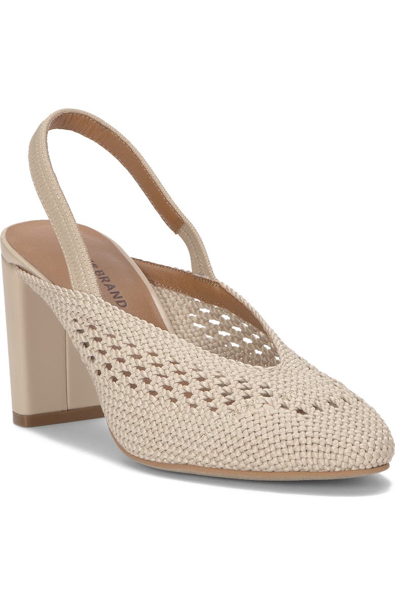 Lucky Brand Melony Slingback Pump, Main, color, Natural Mk Knit