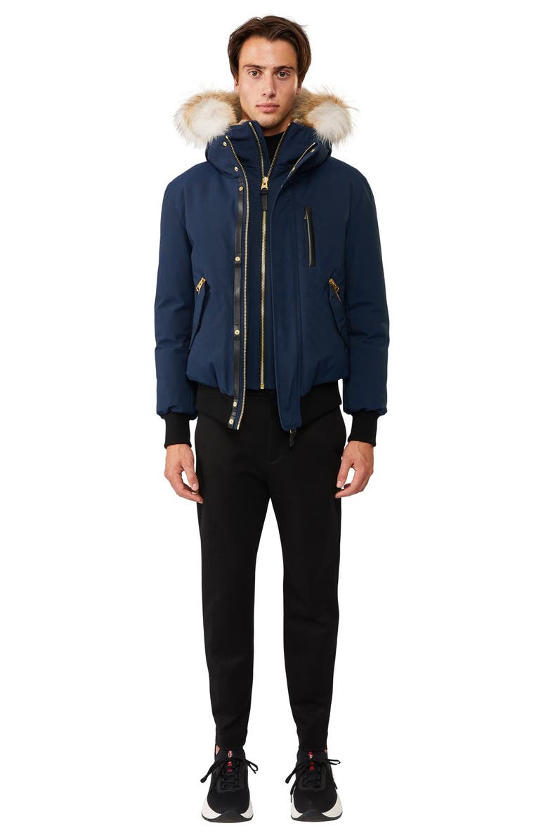 Mackage Nordic Tech Down Jacket with Genuine Fur Trim, Alternate, color, 