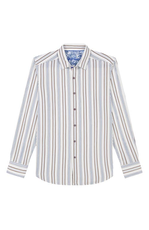 Robert Graham Stamford Cotton Stretch Classic Fit Button Down Shirt