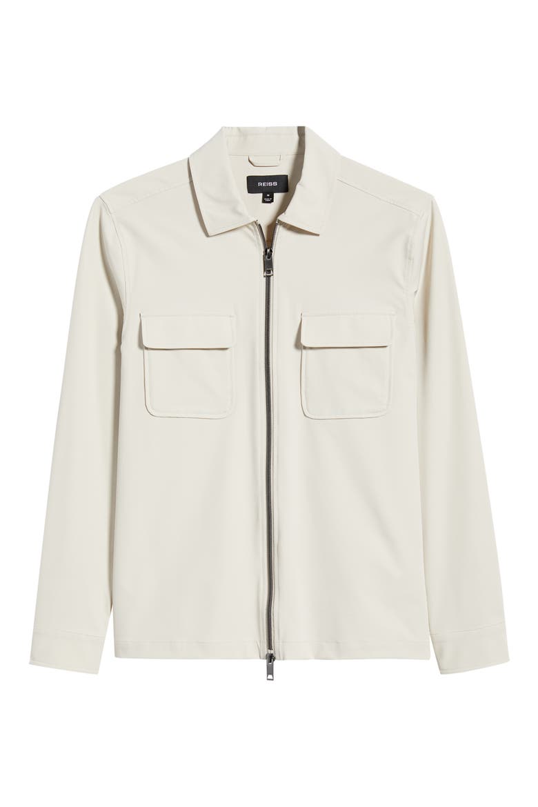 Ascend Zip-Up Shirt Jacket, Alternate, color, STONE