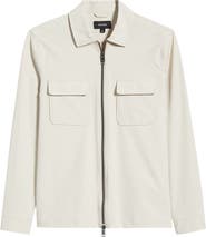 Reiss Ascend Zip-Up Shirt Jacket