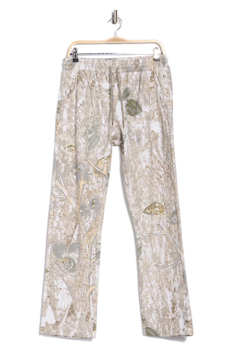 Camouflage Fleece Joggers, Alternate, color, MUTED GREEN