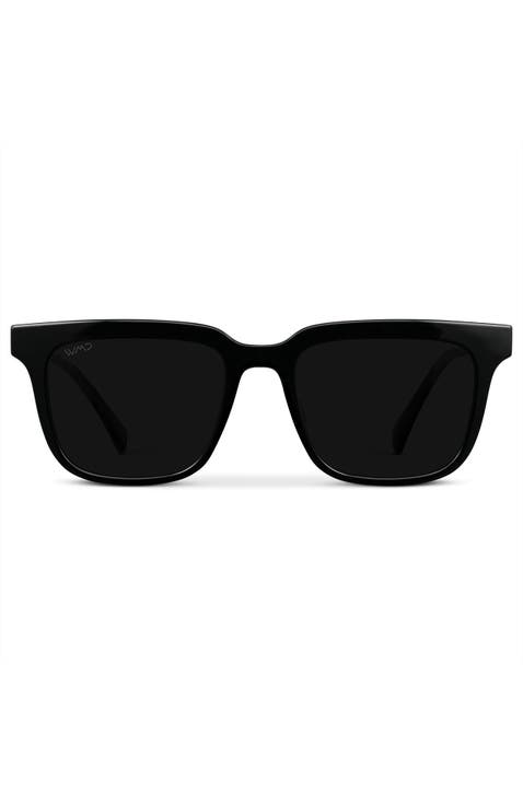 Wilson - 51mm Square Polarized Sunglasses
