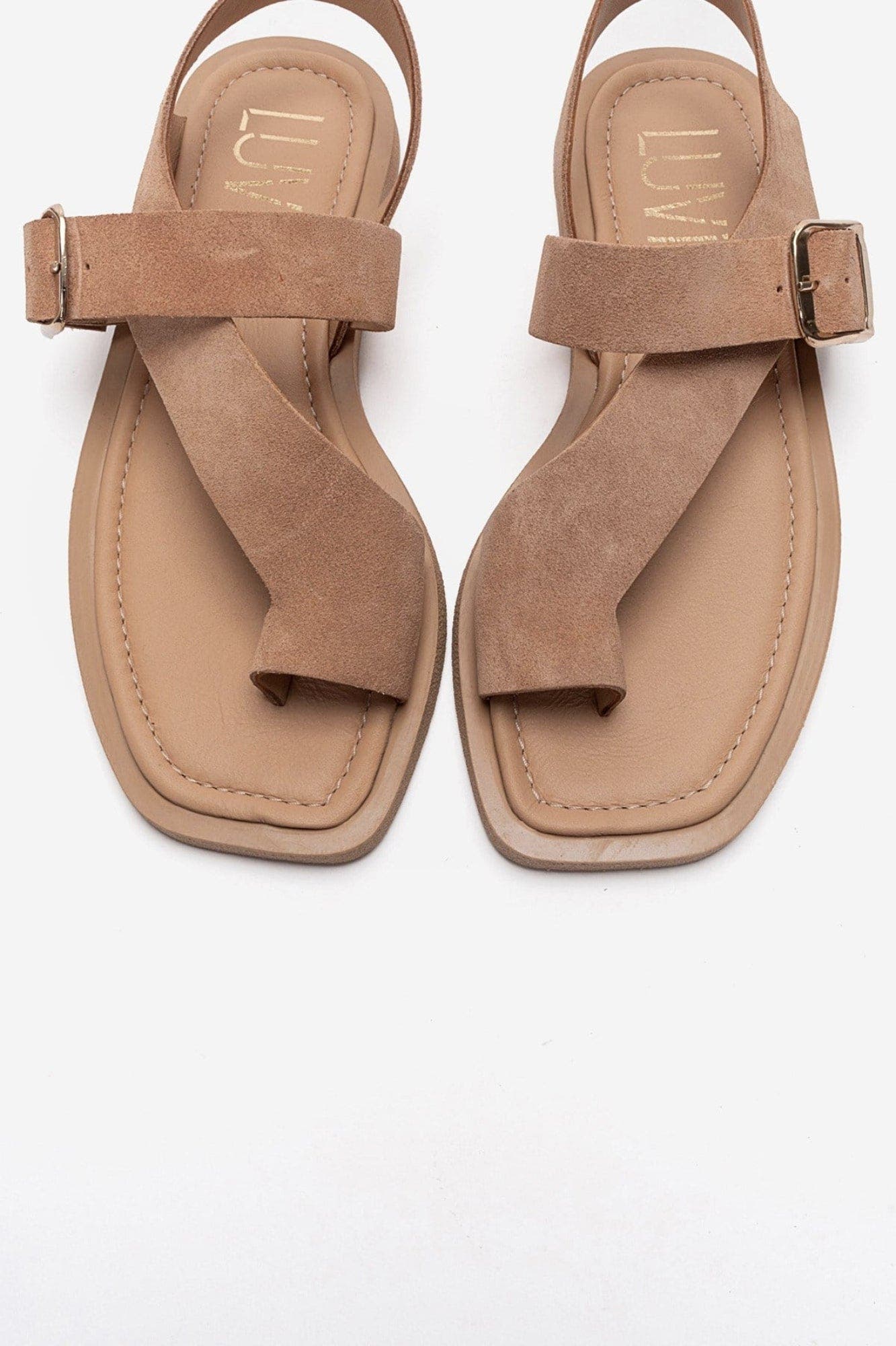 Curry Leather Slingback Sandal, Alternate, color, Mink Suede