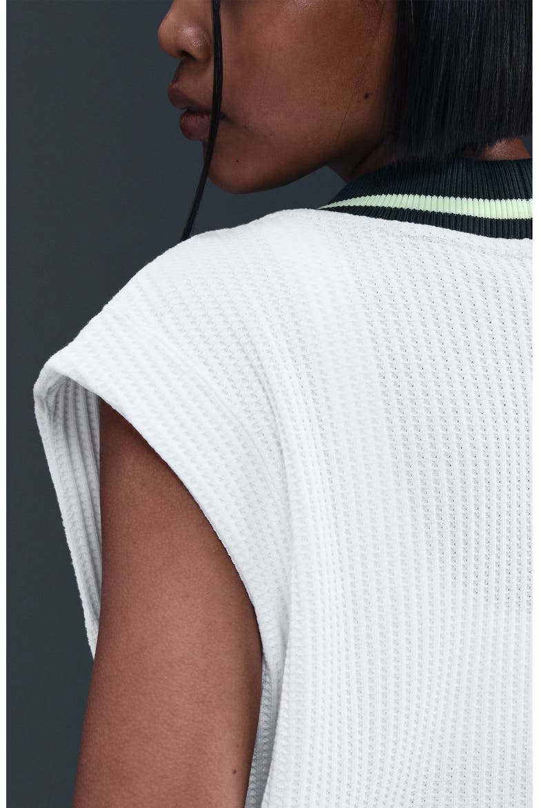 Oversize Waffle Vest, Alternate, color, 133 SAIL/SAIL