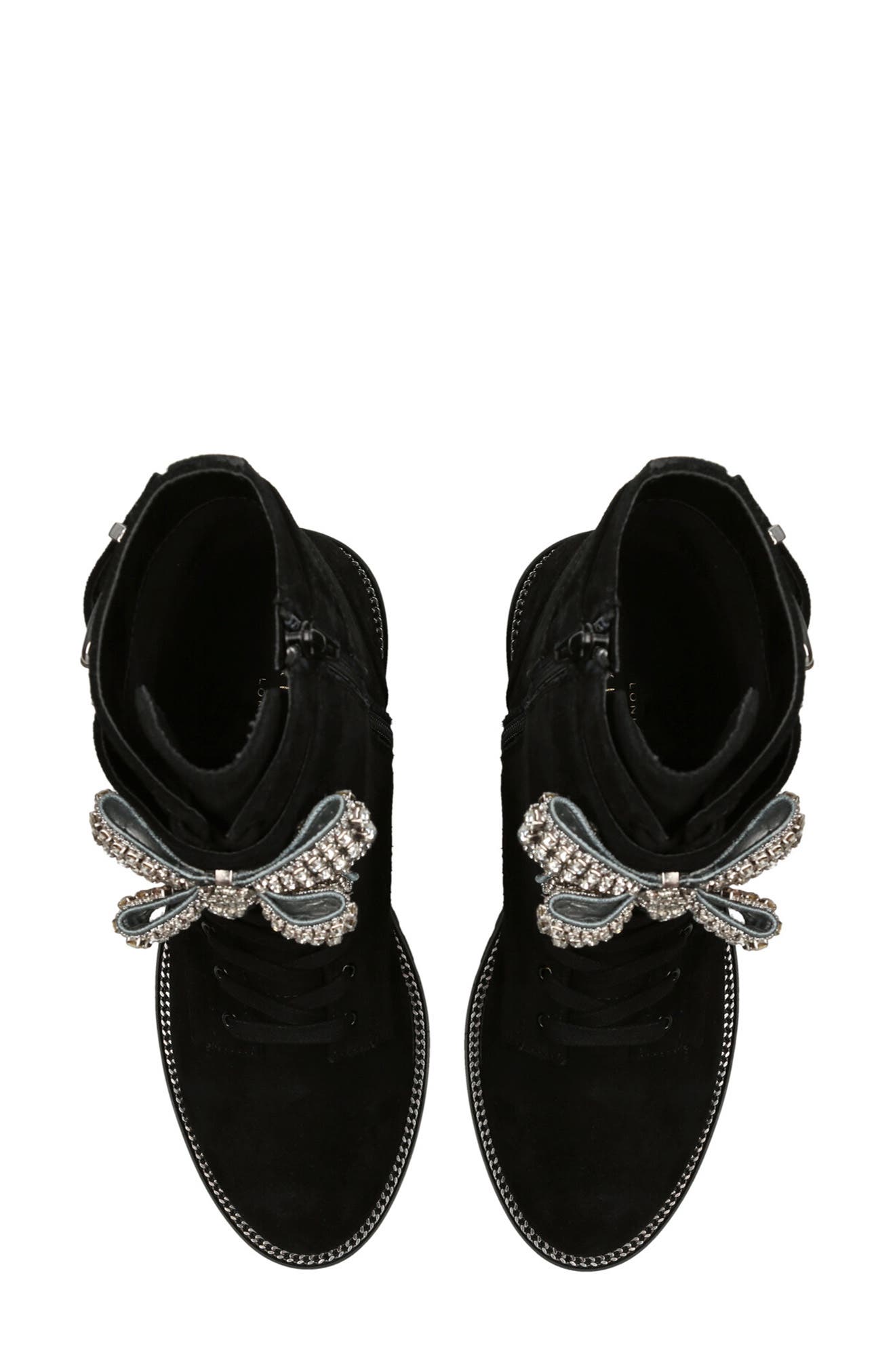 Kurt Geiger London Sutton Bow Lace-Up Boot, Alternate, color, 