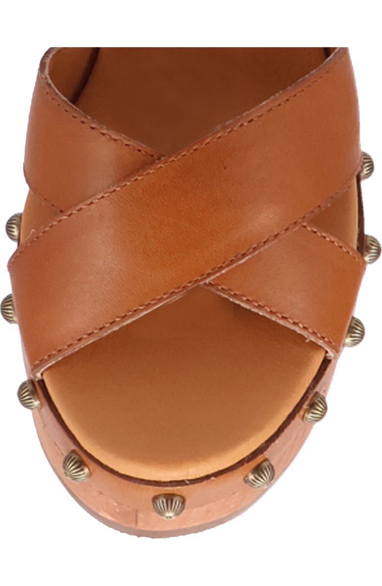 Dingo Lotus Ankle Strap Platform Sandal, Alternate, color, Tan