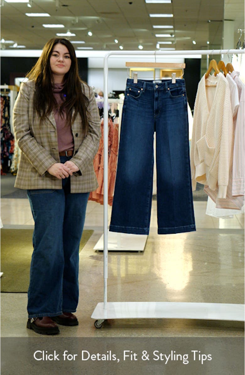 Anessa High Waist Wide Leg Ankle Jeans, sales video thumbnail