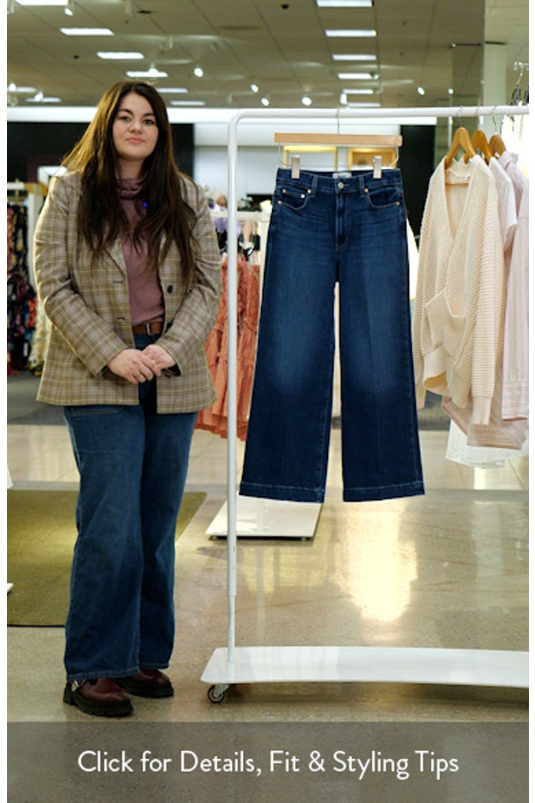Anessa High Waist Wide Leg Ankle Jeans video