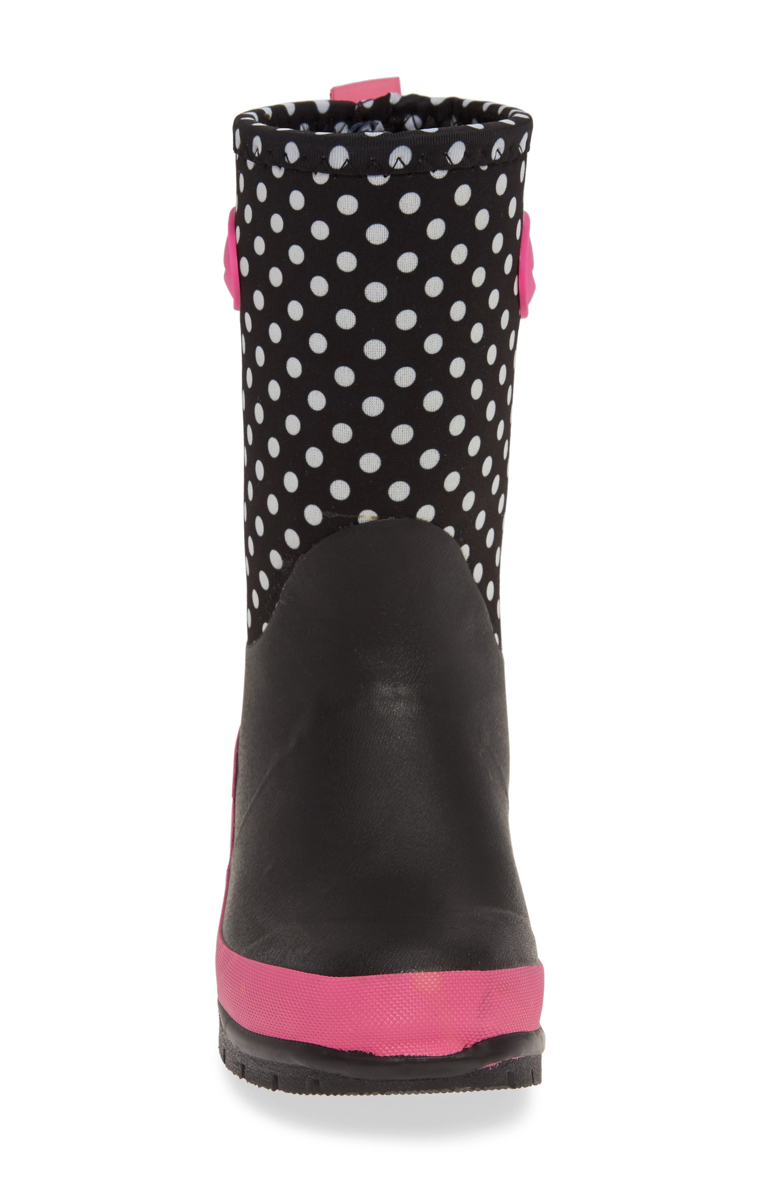 Neoprene Insulated Boot, Alternate, color, BLACK DOT