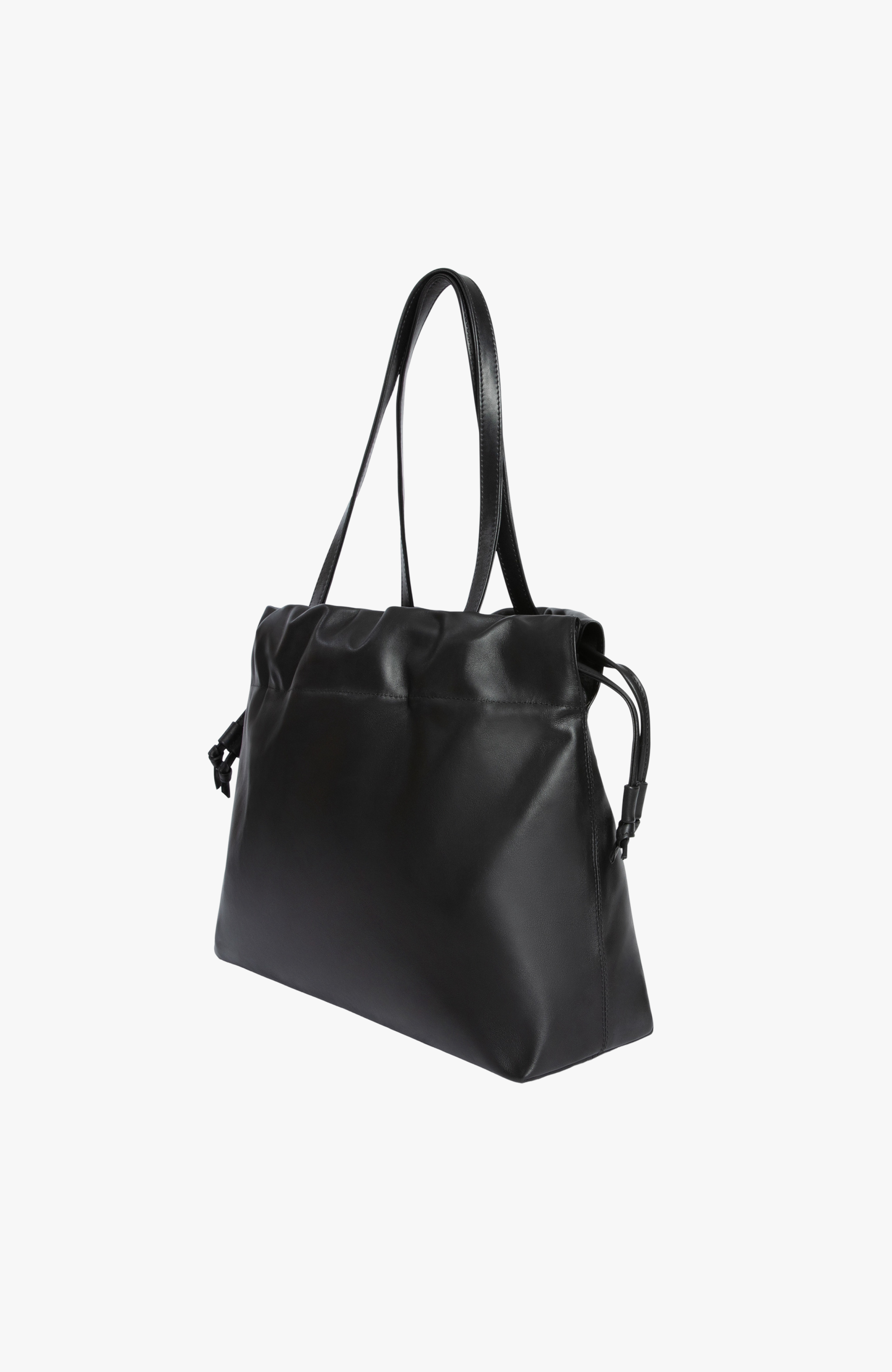 Asisi Large Leather Carryall Tote, Alternate, color, Black