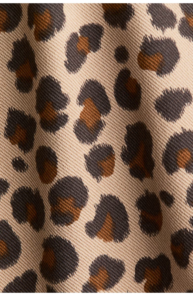 H&M 2-piece overall dress and top set, Alternate, color, Beige/Leopard Print