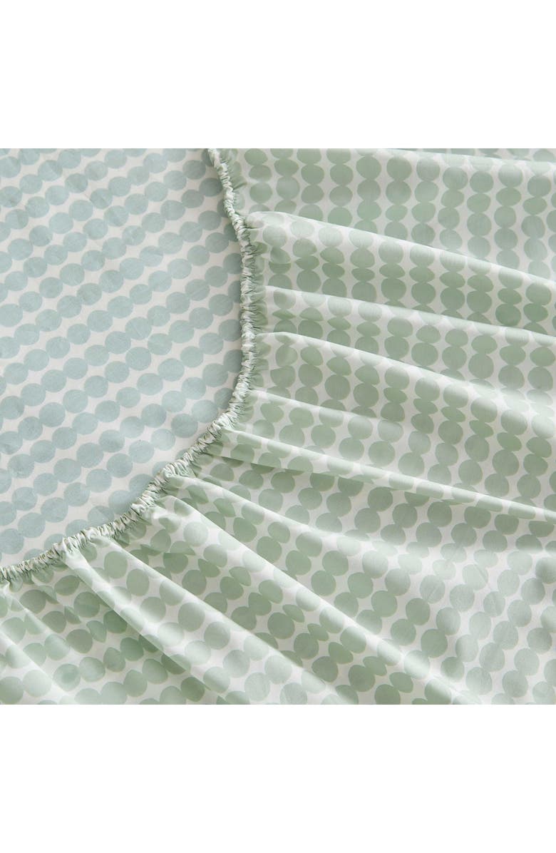 Marimekko Pikku Rasymatto Cotton Percale Sheet Set, Alternate, color, Light Green