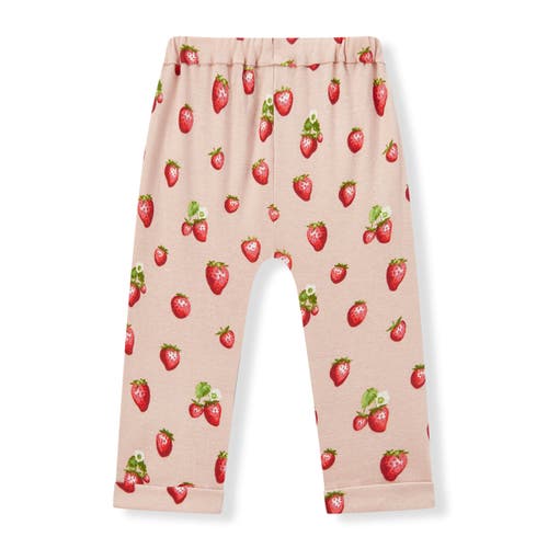 Milkbarn Organic Cotton Jogger In Red