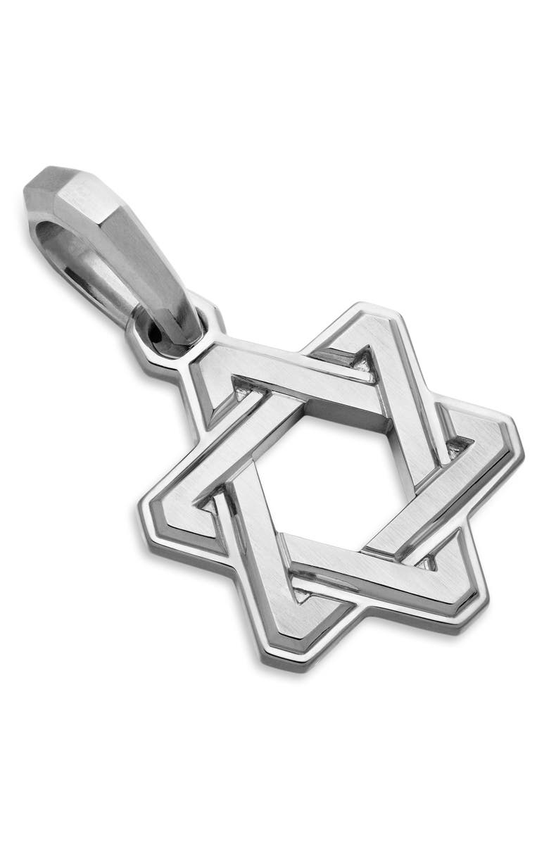 David Yurman Deco Star of David Pendant, Alternate, color, Silver