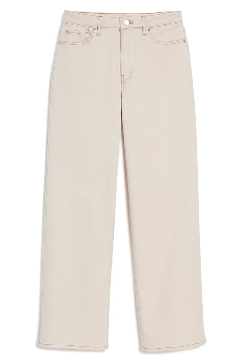 Whitney High Waist Wide Leg Jeans, Alternate, color, ECRU