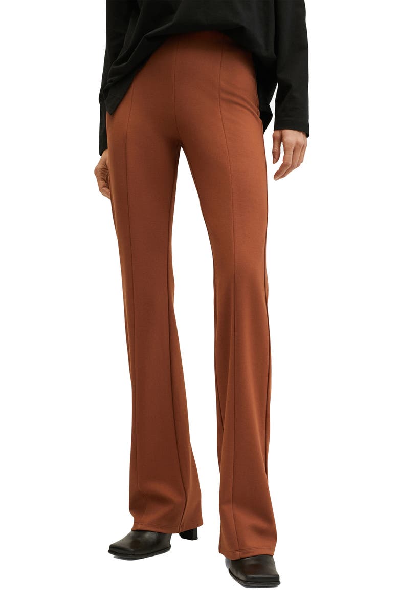 Flared Leggings, Main, color, MEDIUM ORANGE