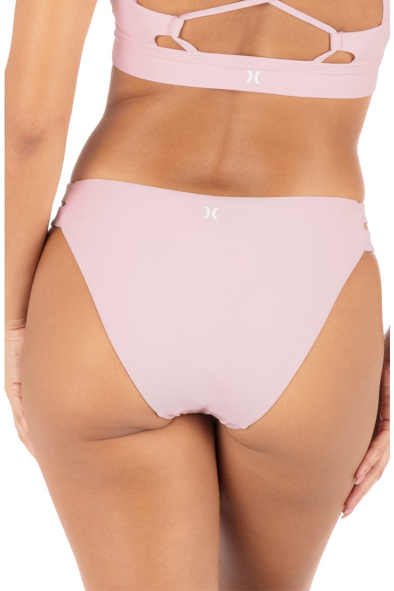 Max Cutout Bikini Bottoms, Alternate, color, SHELL PINK