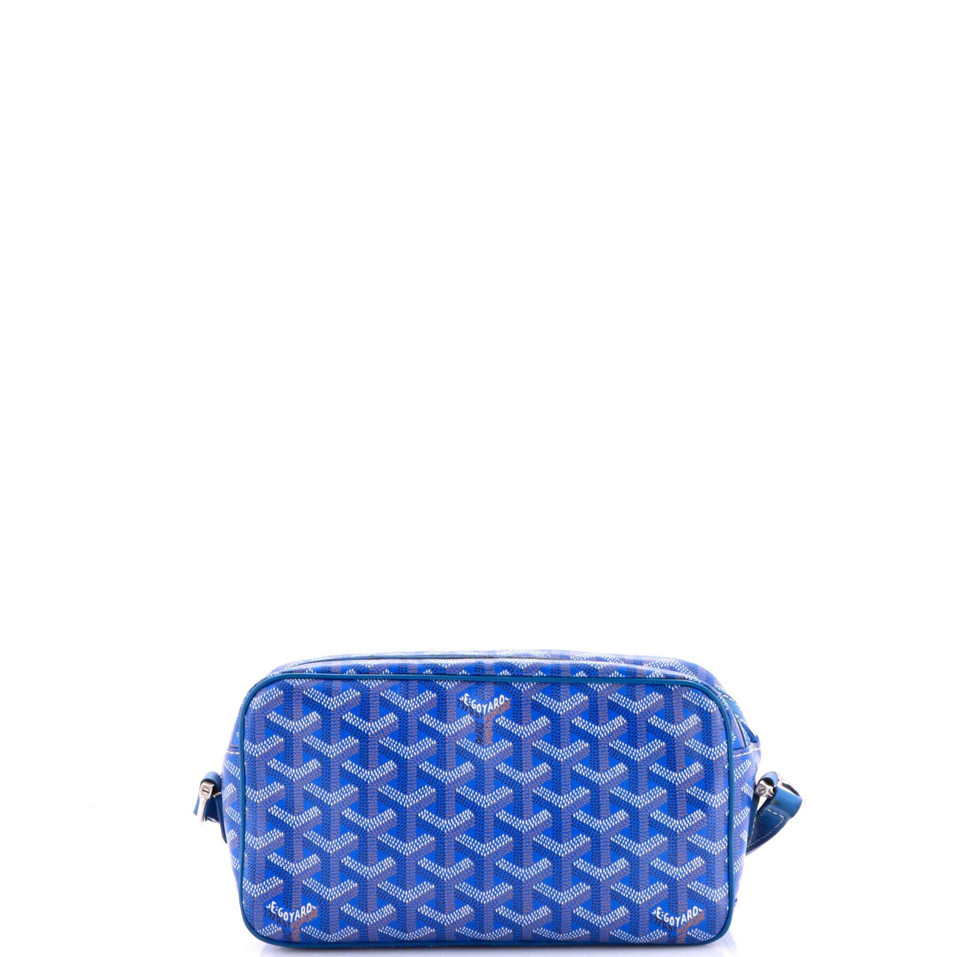 Pre-Owned Goyard Cap Vert Bag Coated Canvas, Alternate, color, Blue