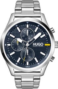 HUGO Chase Chronograph Bracelet Watch, 46mm