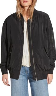 WISHLIST Long Bomber Jacket