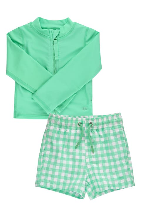 Kids' Spring Bud Long Sleeve UPF 50+ Two-Piece Rashguard Swimsuit (Baby & Toddler)