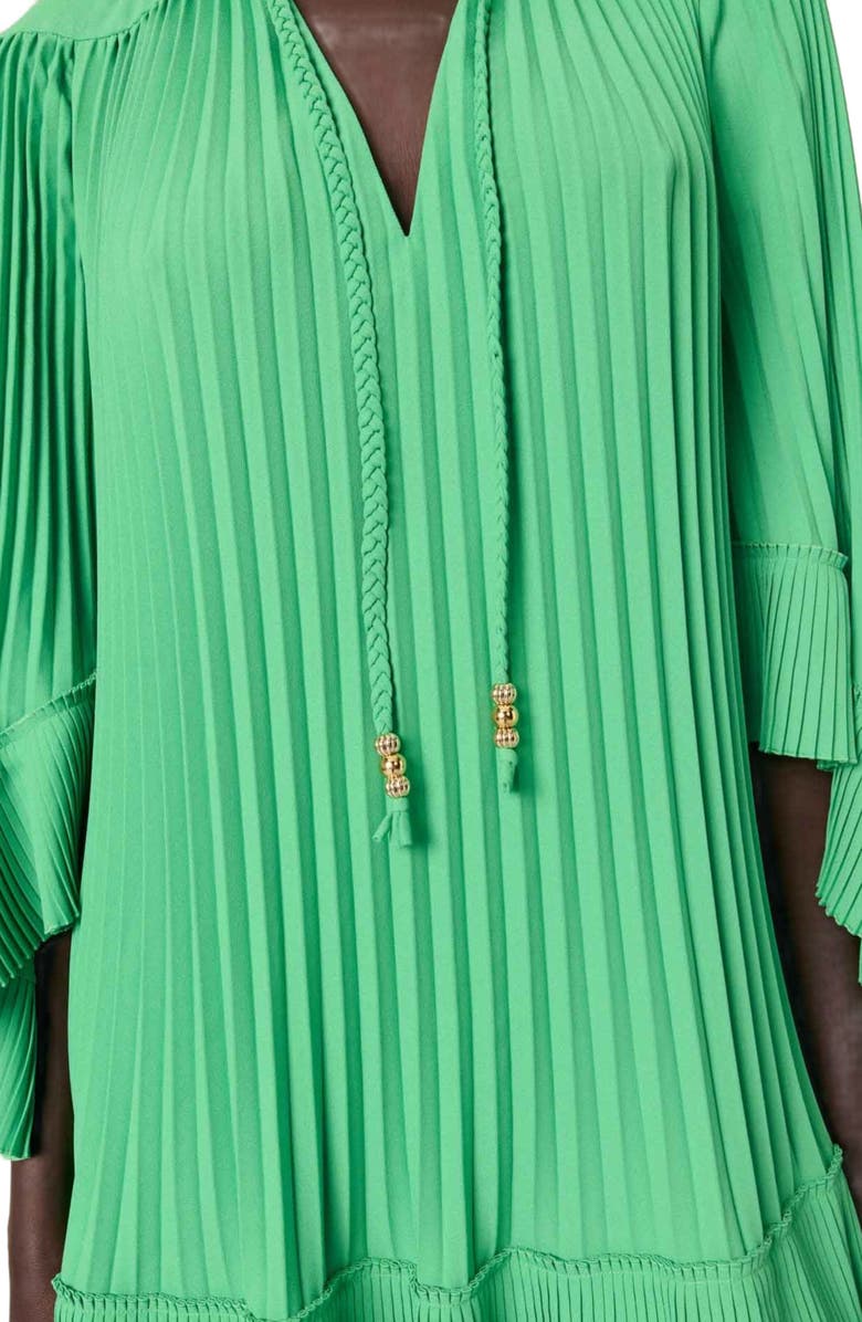 maje Mini pleated dress, Alternate, color, 