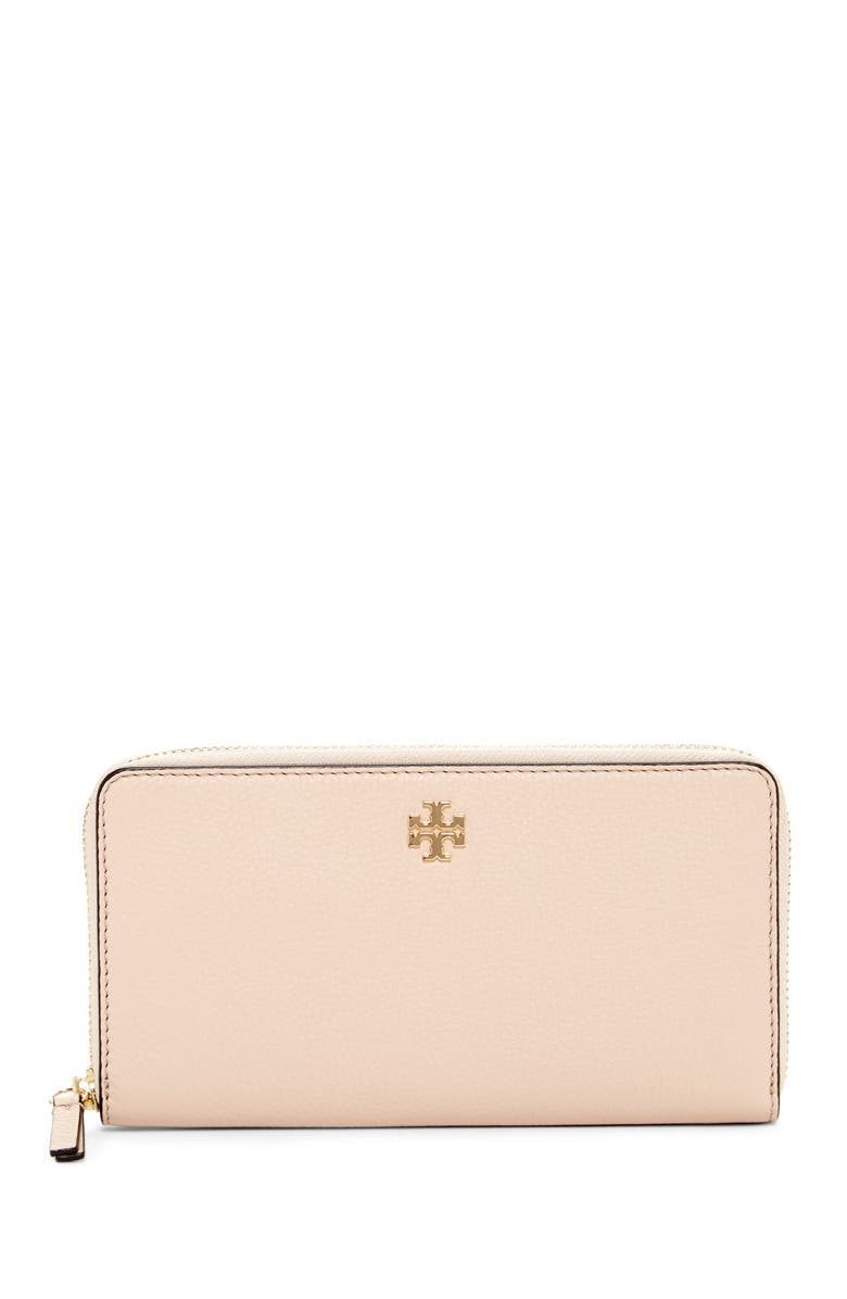Tory Burch Frida Zip Around Leather Wallet, Main, color, 