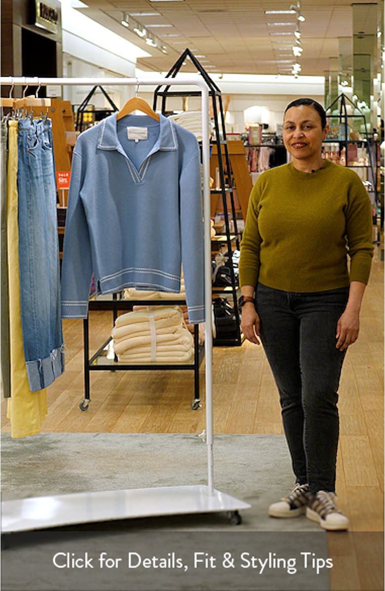 Stich Detail Long Sleeve Polo, sales video thumbnail