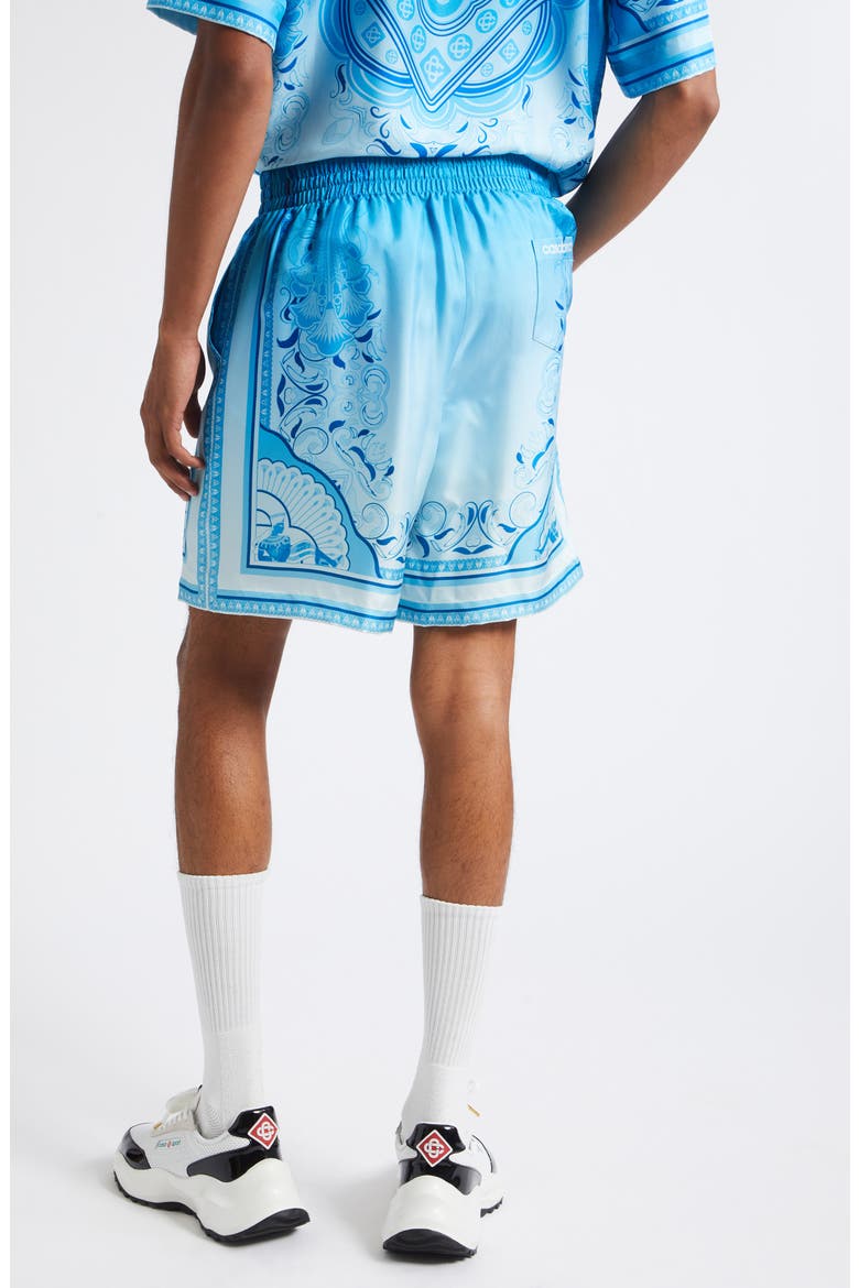 Egyptian Rug Silk Shorts, Alternate, color, SILK TWILL