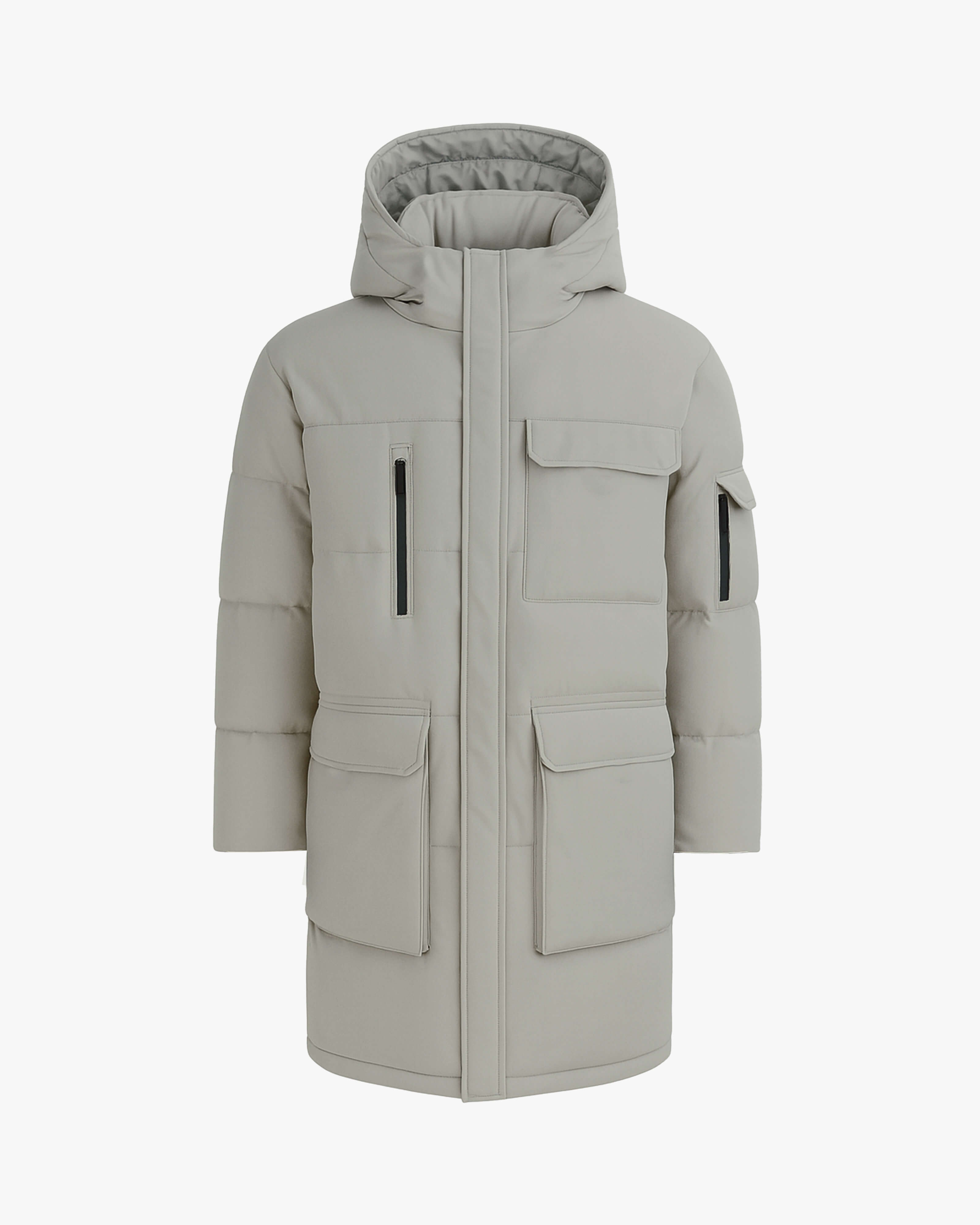 COMPASS | Hooded Recycled Down Winter Jacket - image 3