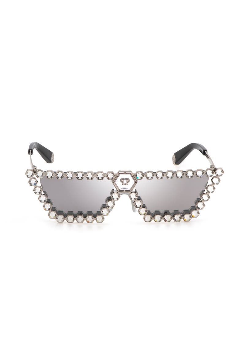 Sunglasses Women, Main, color, Silver