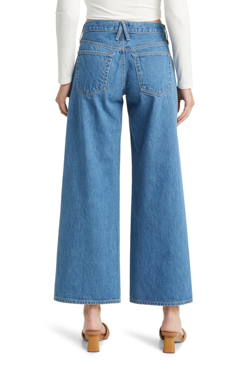 SLVRLAKE Mica Organic Cotton Wide Leg Jeans, Alternate, color, 