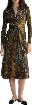 Diane von Furstenberg Phoenix Reversible Midi Dress