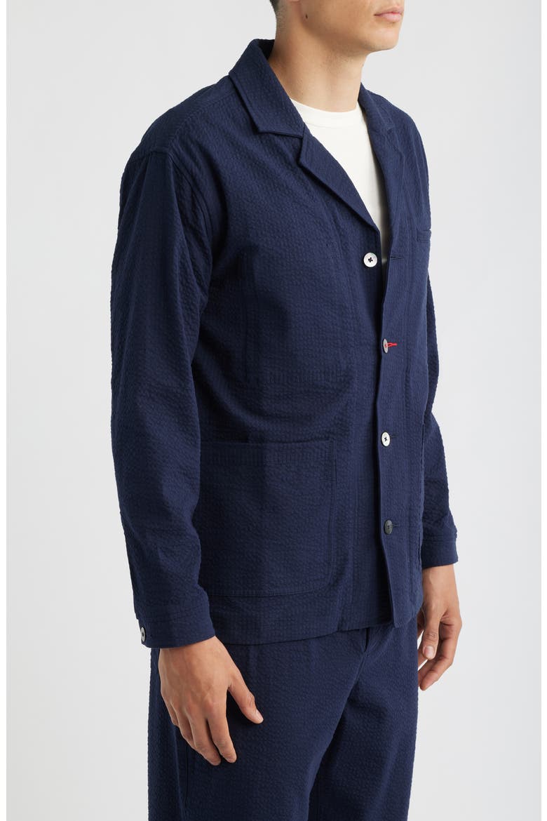 Mr. Lynch's Cunningham Seersucker Blazer, Alternate, color, DARK NAVY