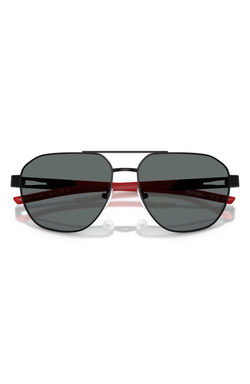 Scuderia Ferrari 59mm Polarized Aviator Sunglasses