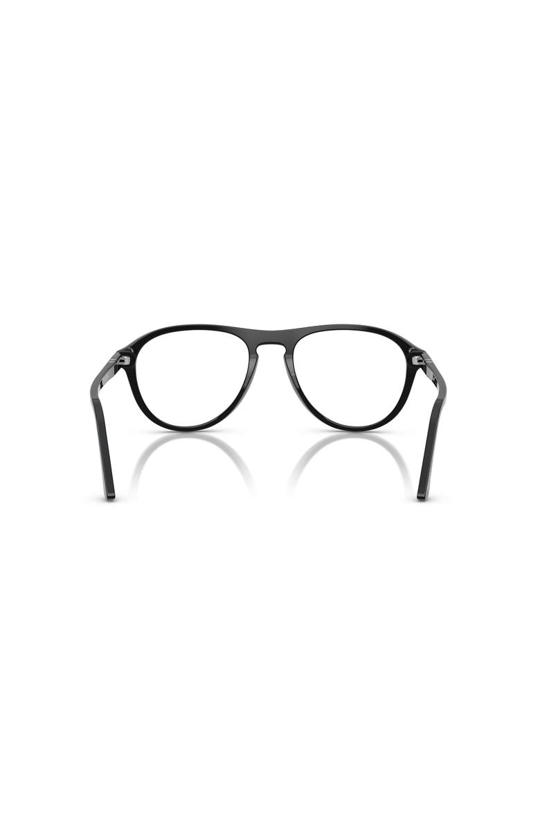 Persol 55mm Pilot optical glasses, Alternate, color, Black