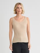 Misook Shaped Soft Ribbed Knit Tank