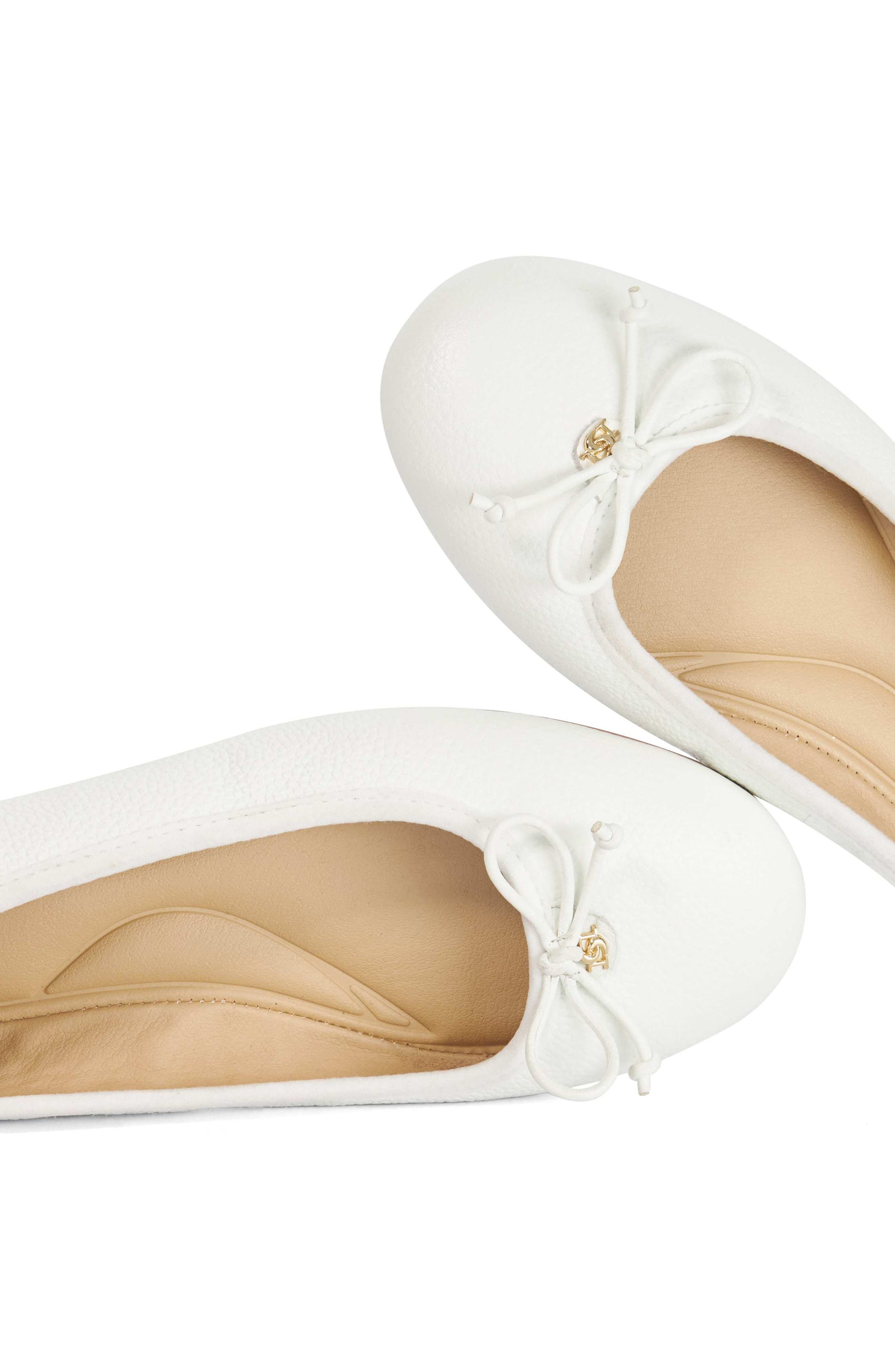 Helenne Ballet Flat, Alternate, color, ECRU