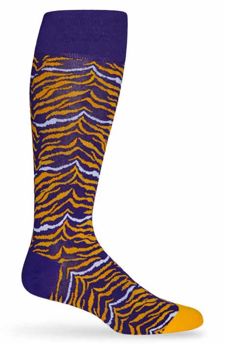 Tiger Striped Crew Socks