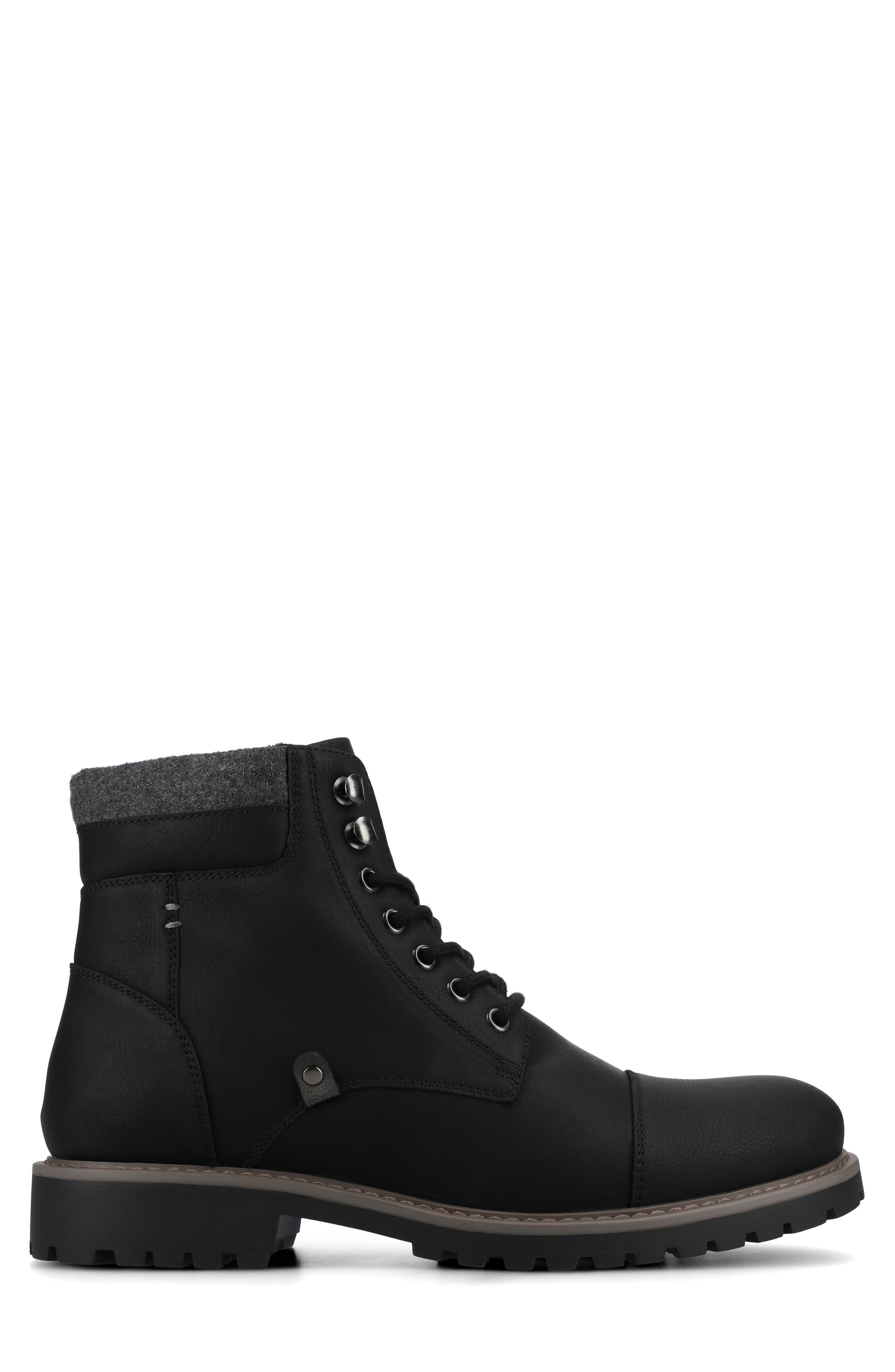 VANCE CO Yukkon Lace-Up Boot, Alternate, color, Black