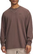 Under Armour Oversized Washed Long Sleeve Performance T-Shirt