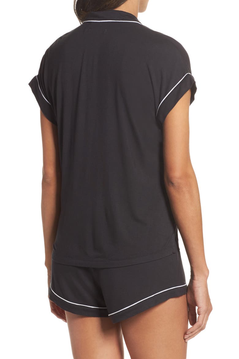 Amelia Short Pajamas, Alternate, color, BLACK