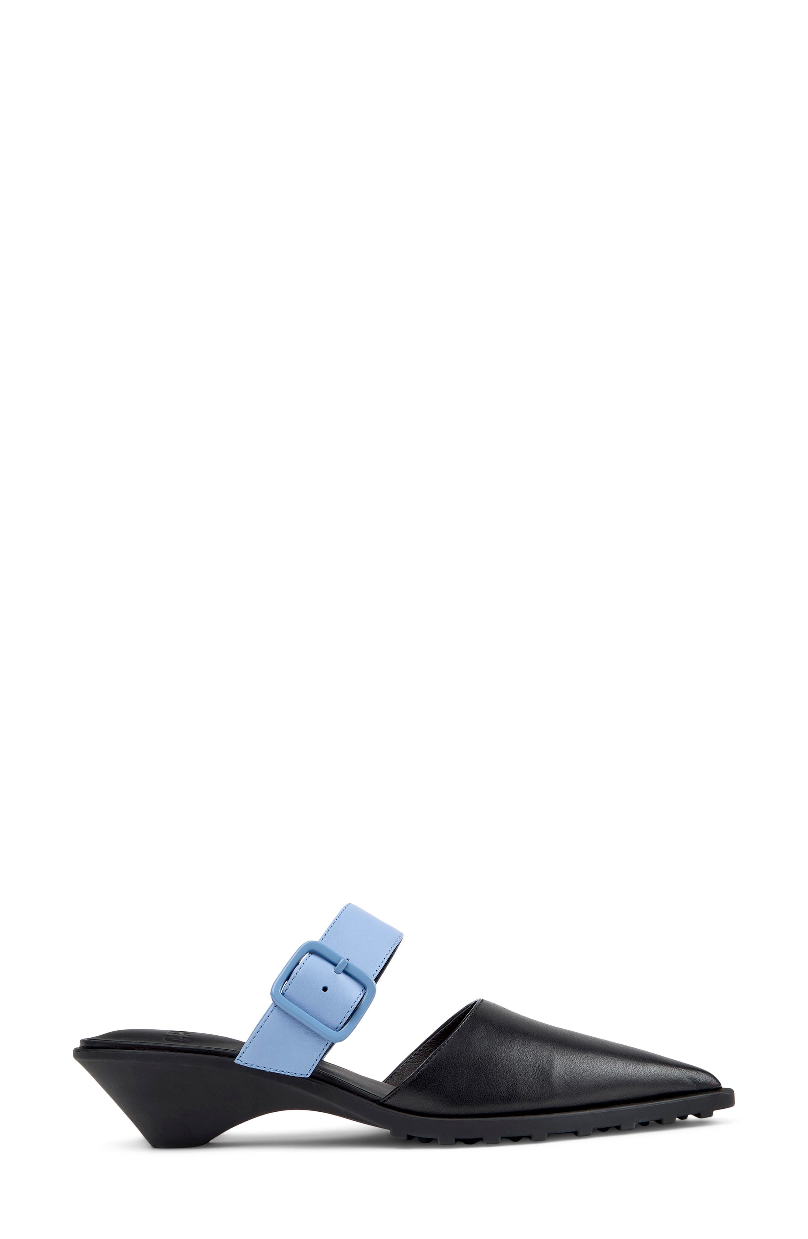 Camper Anita Pointed Toe Mule, Alternate, color, Black