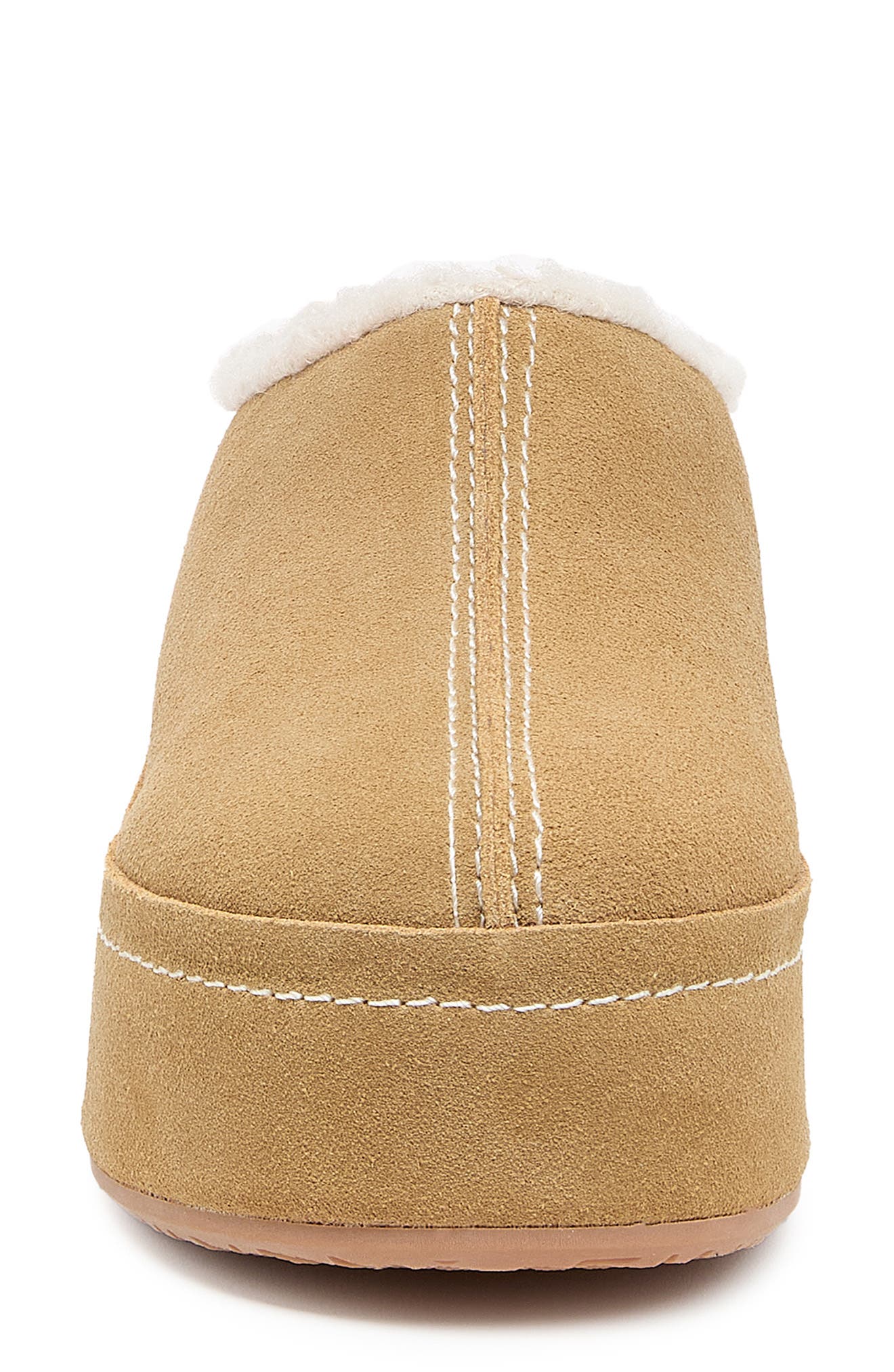 Kelsi Dagger Brooklyn Torrence Faux Shearling Lined Platform Clog, Alternate, color, Bison