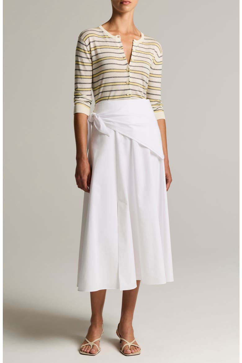 Stripe Cardigan, Alternate, color, DANDELION COMBO