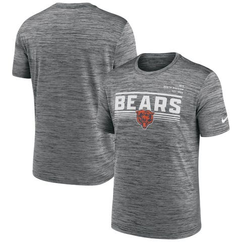 Men's Nike Gray Chicago Bears Yardline Velocity Performance T-Shirt