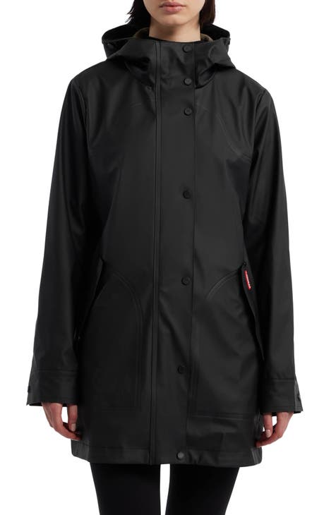 Hunter raincoat womens best sale